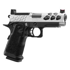 GBB Stryk Hi-Capa 4.3 Silver Lancer Tactical Airsoft Pistol