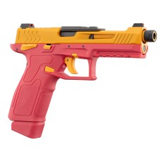 GBB Lancer Tactical LTX Competition airsoft pistol Red / Yellow