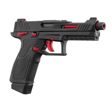 GBB Lancer Tactical LTX Competition airsoft pistol Black/Red