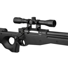 Airsoft sniper type AW308 pack + 4 x 32 scope + silencer