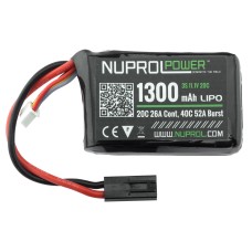 11.1V / 1300 mAh micro LiPo battery