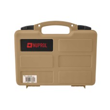 Brief case with precut foam tan - Nuprol