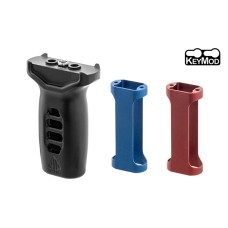 Keymod Super slim Grip with red and blue inserts Keymod Super slim Grip with red and blue inserts