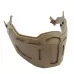 Helmet Half Face Mask Tan