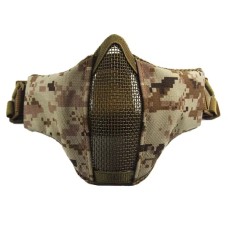 Metal mesh mask with cheek pads, ACU DESSERT