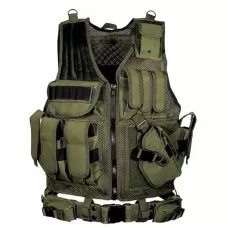 Tactical Plate Carrier Cargo Vest GREEN